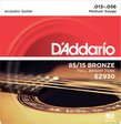  AMERICAN BRONZE 85/15 Струны для акустической гитары Medium 13-56 D`Addario, EZ930