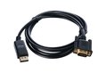  Кабель DisplayPort (m)-VGA (m) 1.8м ПВХ, черный, GoPower, 00-00027497