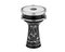 HE-052 Mini Darbuka Барабан дарбука 4 1/4" x 7 3/4", алюминий, черный, гравировка, Meinl